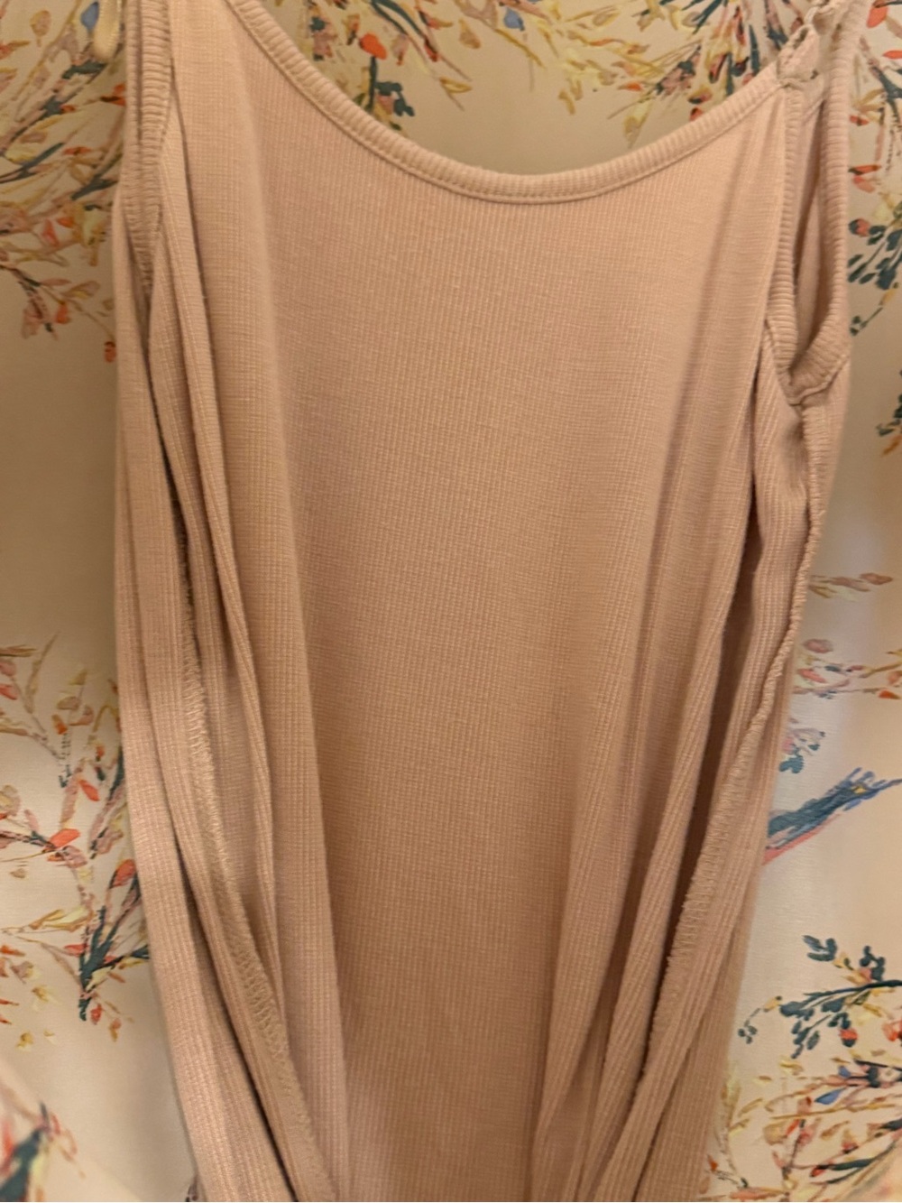 Democracy Pink/Peach Floral Bird Print Long Sleeve Two Piece Blouse Top Medium - Picture 9 of 14